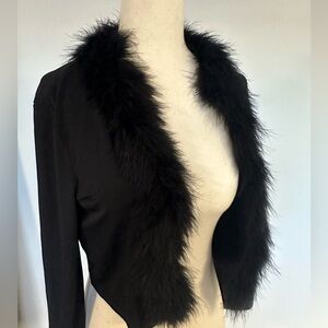 Calvin Klein Faux Fur Cardigan
